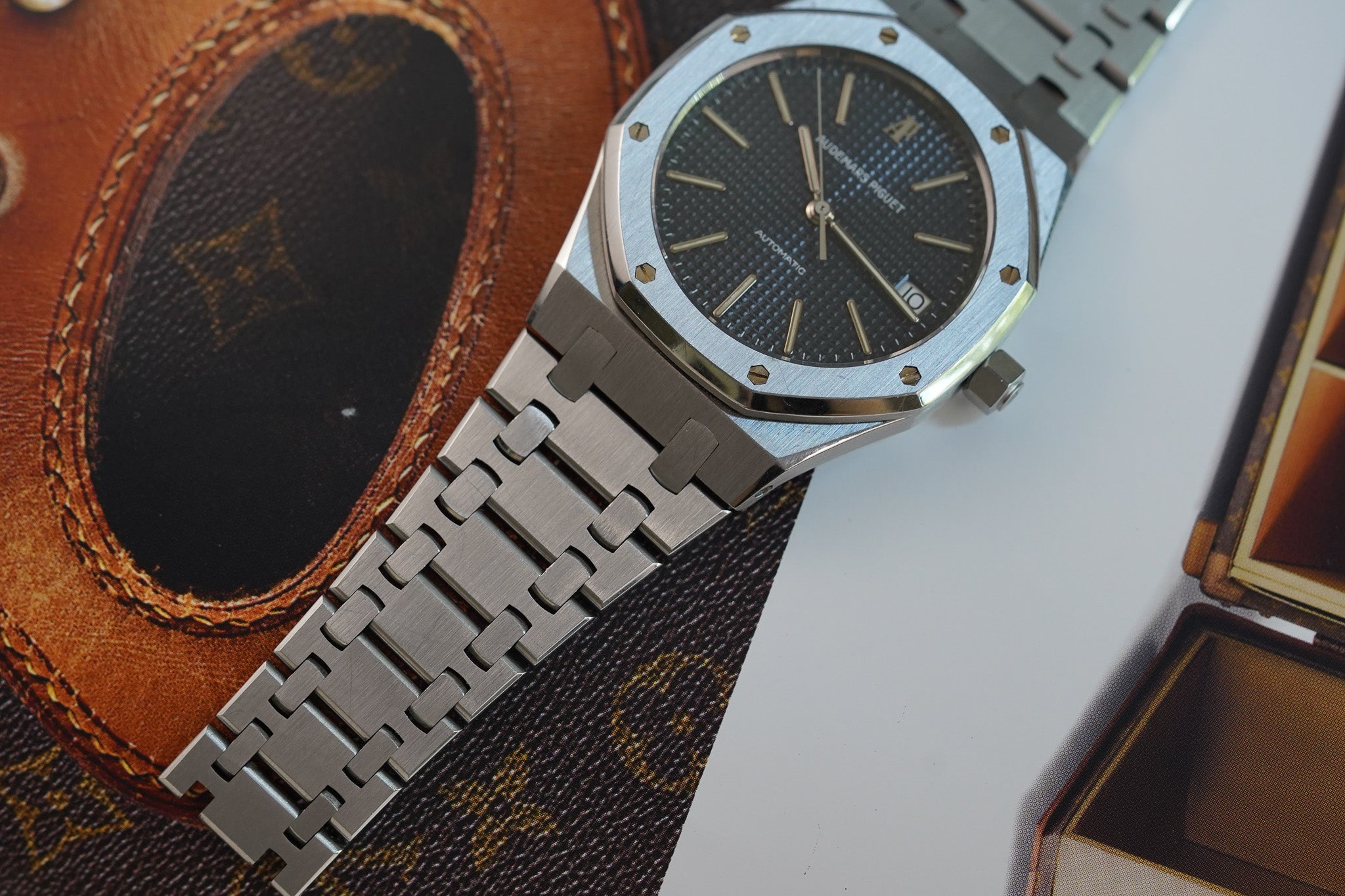 1992 Audemars Piguet 14700ST Blue Dial "Mini Jumbo"