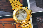 Cartier Pasha Diver Chronograph 18k Yellow Gold W30140D1 2111