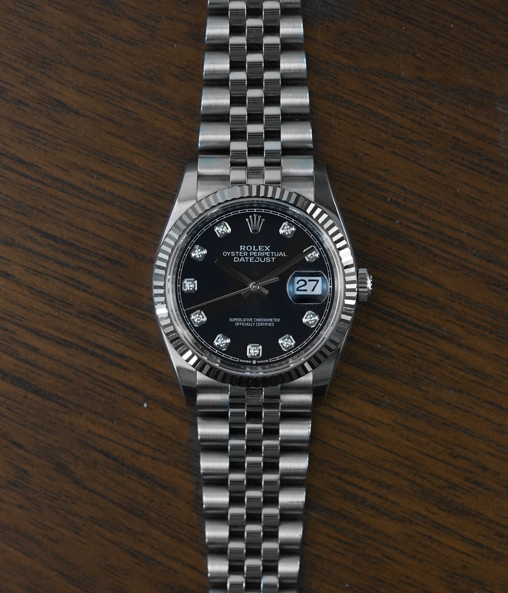 Rolex Datejust 126234 Black Diamond Dial