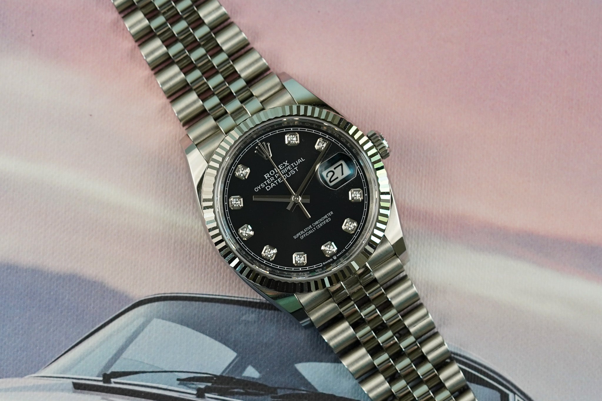 Rolex Datejust 126234 Black Diamond Dial