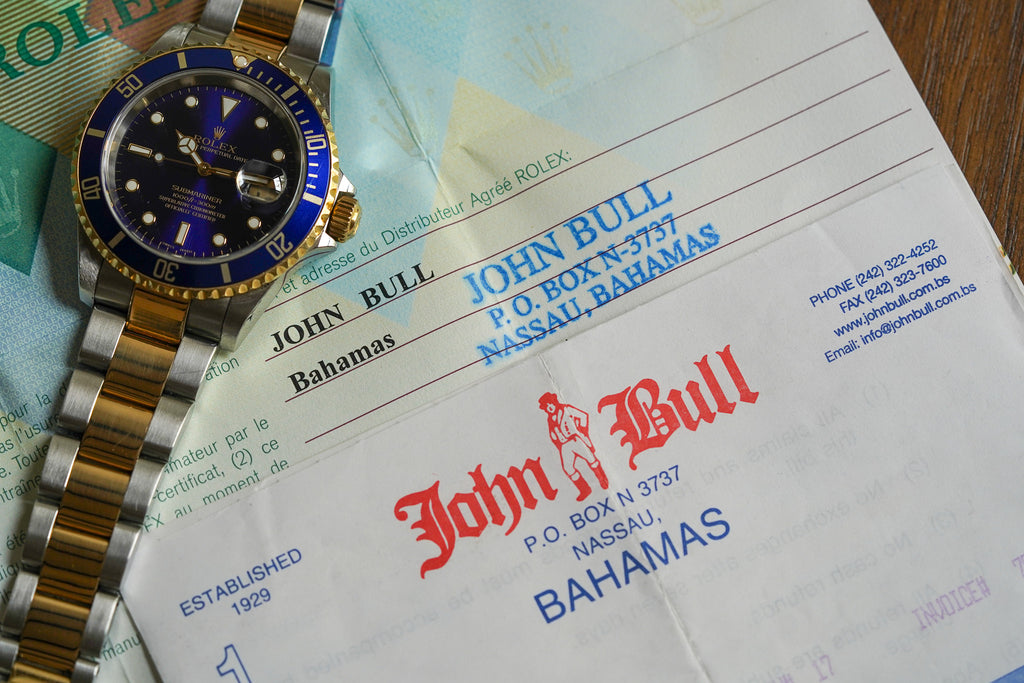 2003 Rolex Two Tone Submariner Reference 16613 "Bluesy"