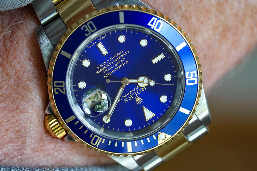 2003 Rolex Two Tone Submariner Reference 16613 "Bluesy"