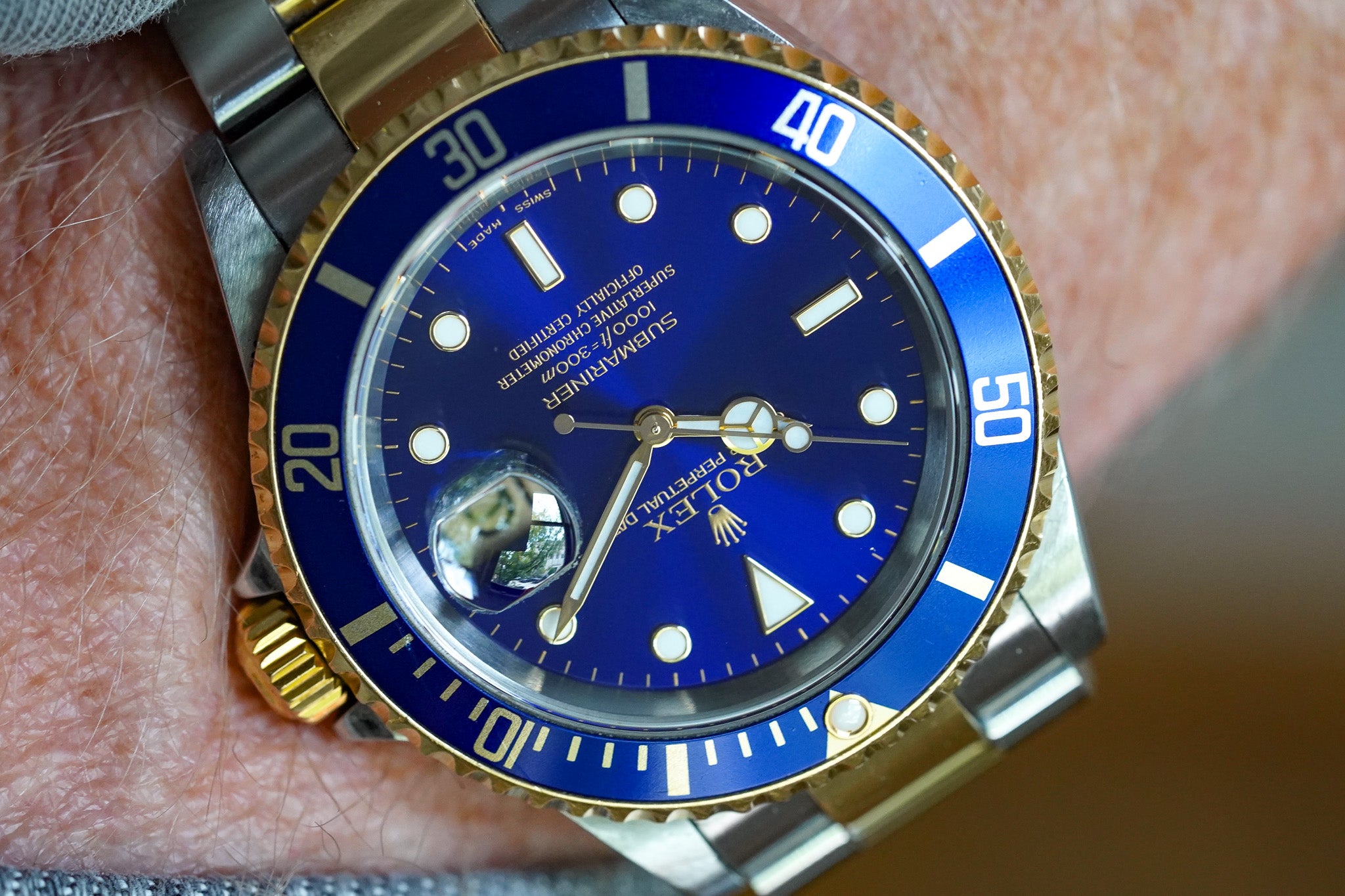 2003 Rolex Two Tone Submariner Reference 16613 