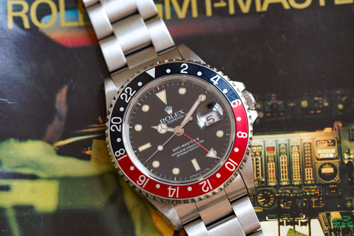 1990 Rolex GMT 16710 "Coke" Bezel