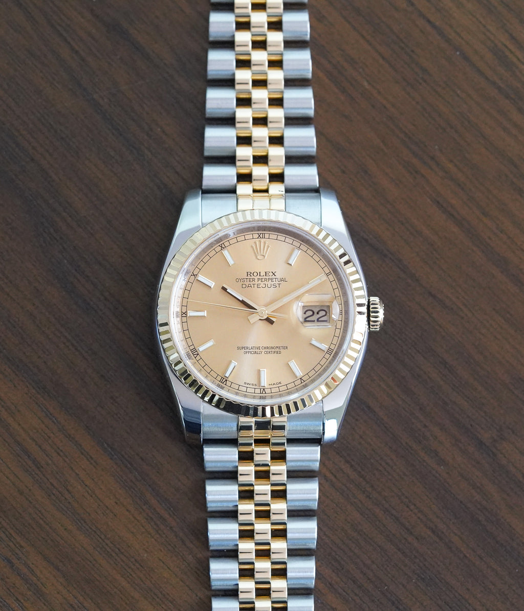2007/2008 Rolex Datejust 116233 Two Tone