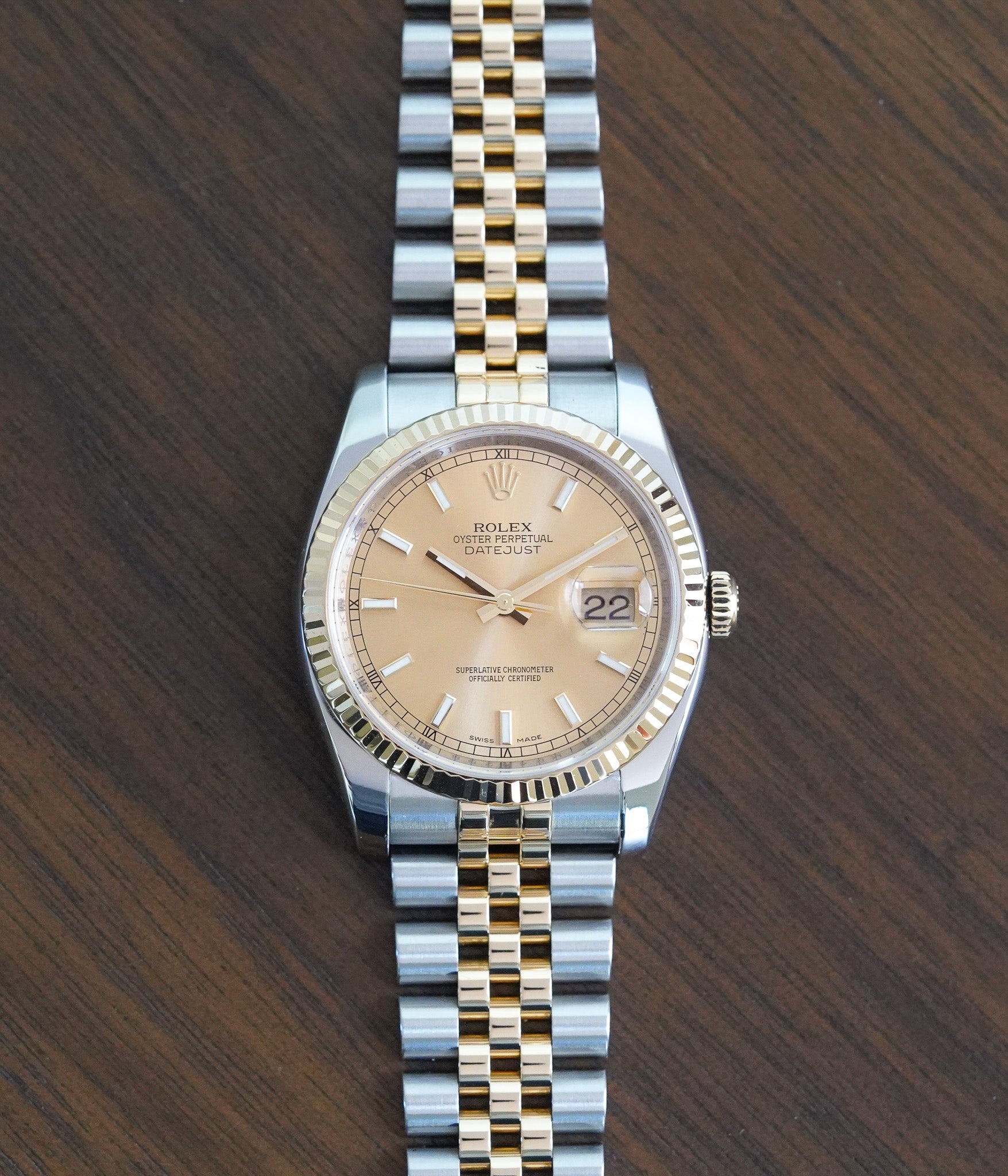 2007/2008 Rolex Datejust 116233 Two Tone