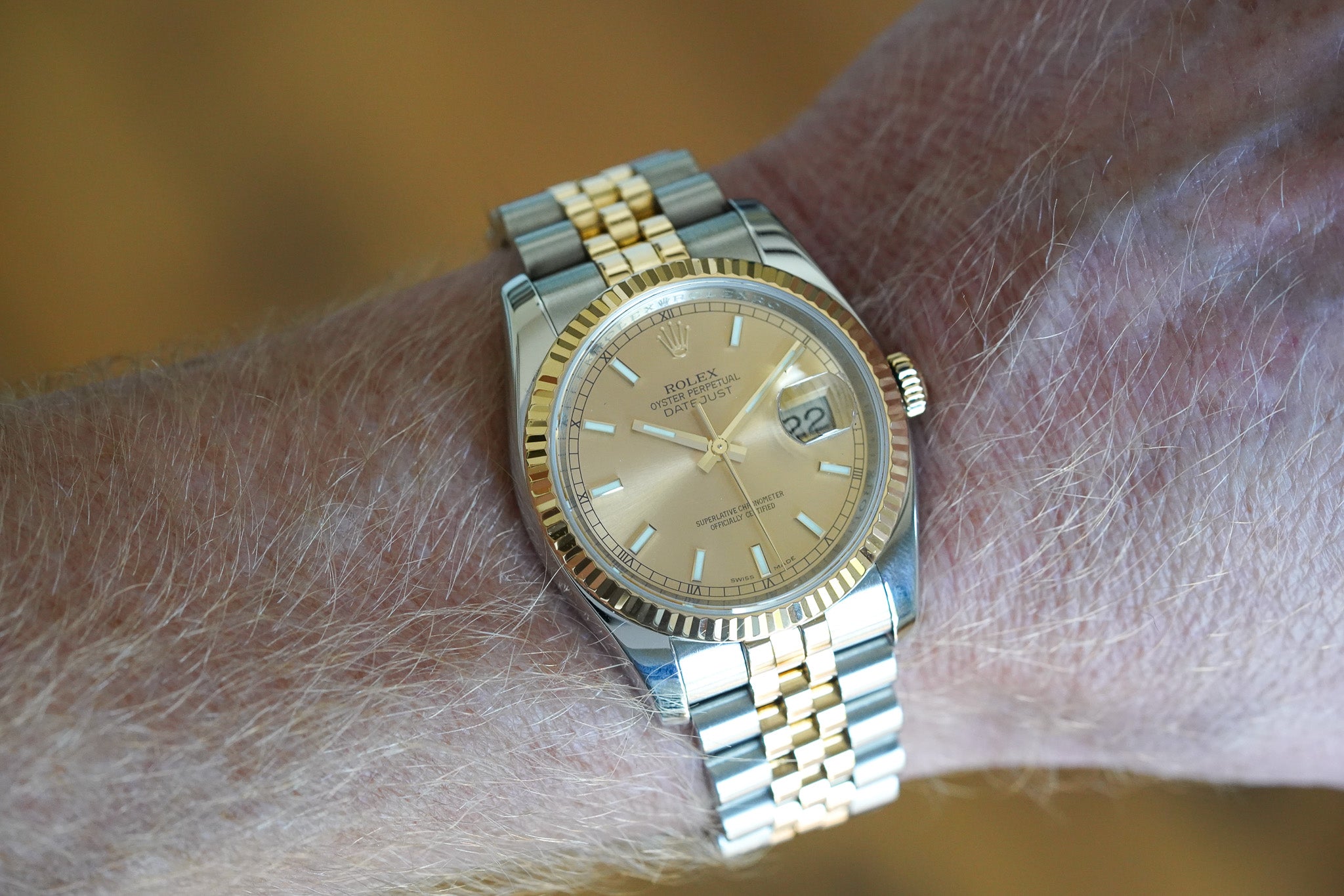2007/2008 Rolex Datejust 116233 Two Tone