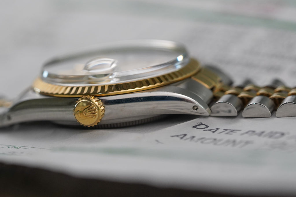 1986 Rolex Datejust 16013 Two Tone "Tiffany Stamped Dial"
