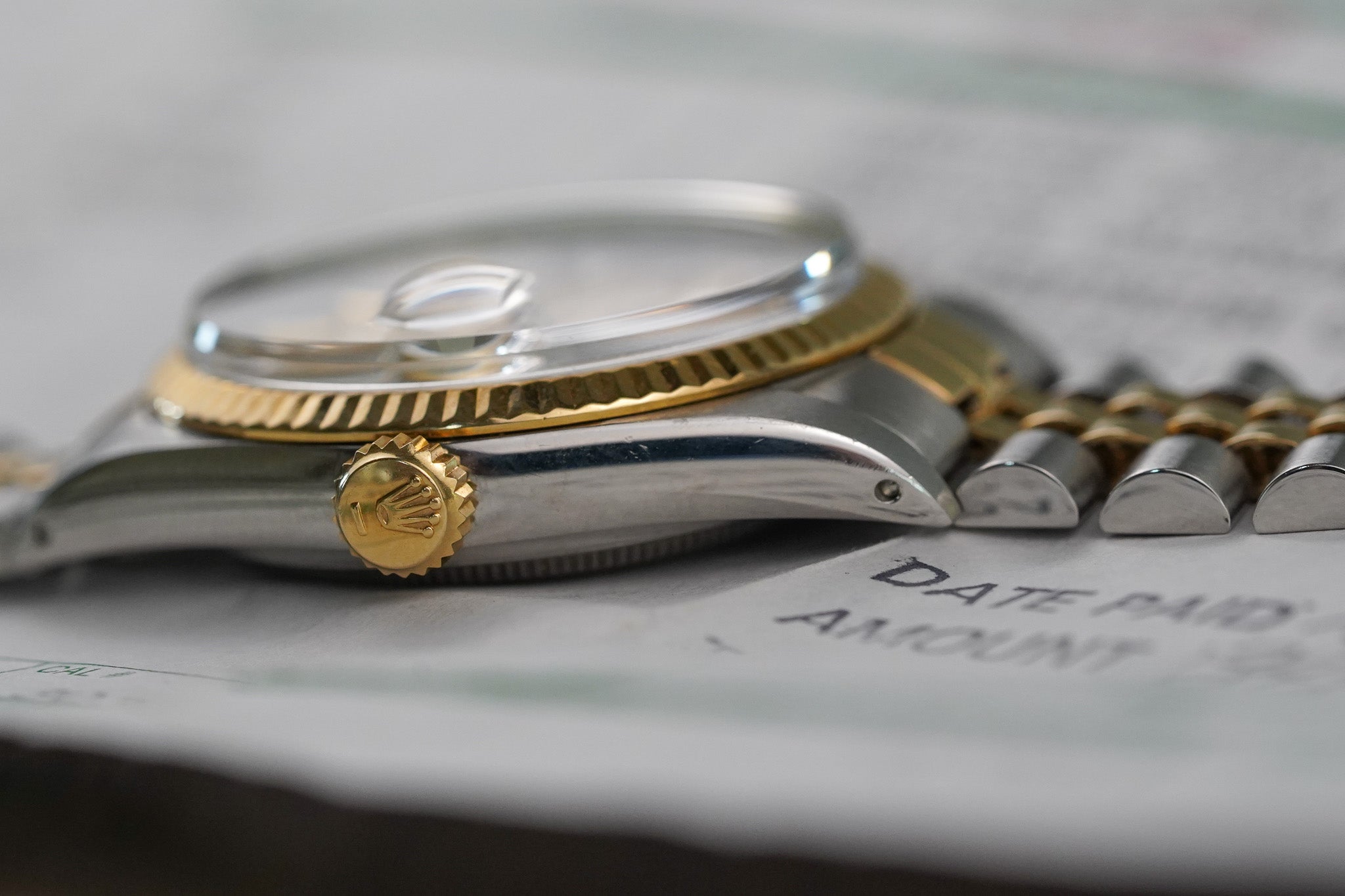 1986 Rolex Datejust 16013 Two Tone "Tiffany Stamped Dial"