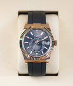 Rolex Sky-Dweller 336235 18K Everose Gold Rhodium Dial