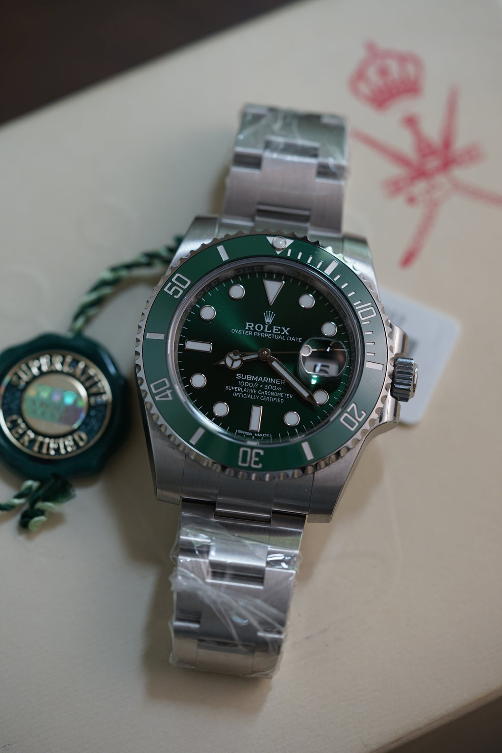 Rolex Submariner 116610LV Hulk "Khanjar Oman"