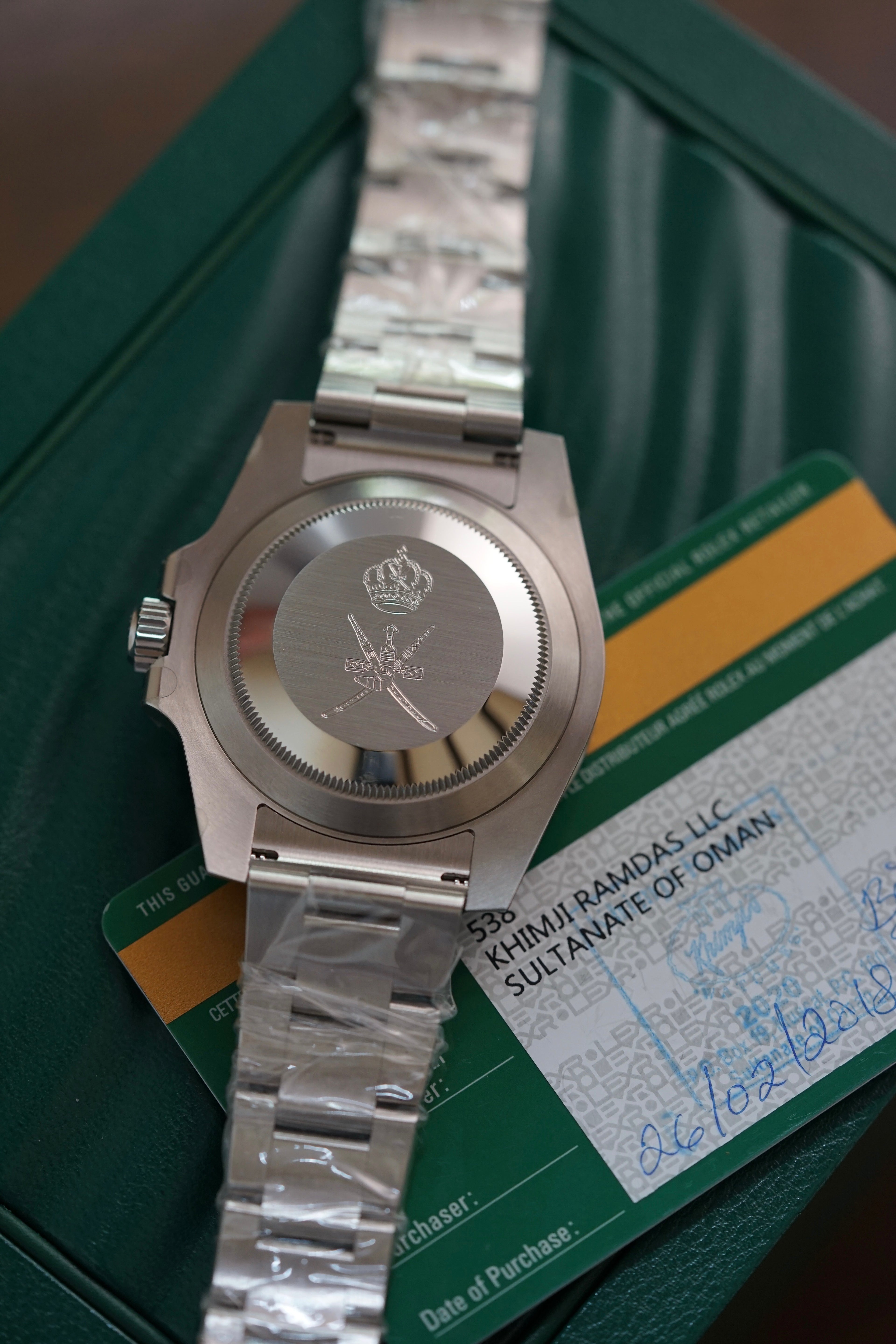 Rolex Submariner 116610LV Hulk "Khanjar Oman"
